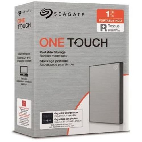 Disque Dur Externe One Touch Hdd 1to Usb 3.0 Gris (stkb1000401)