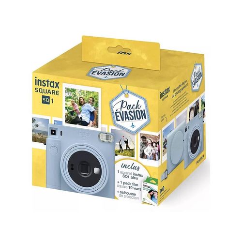 Appareil Photo Instantané Fujifilm Instax Sq 1 Bleu Pack Evasion