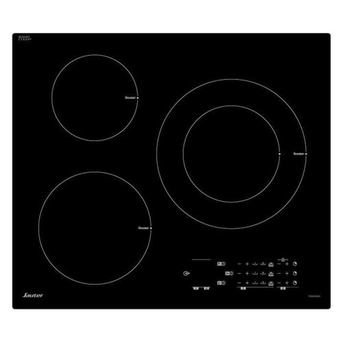 Table De Cuisson Induction 60 cm 3 Feux 7200w Noir - Spi6361b