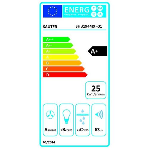 Hotte Décorative Murale 90 cm Inox - Shb1944ix