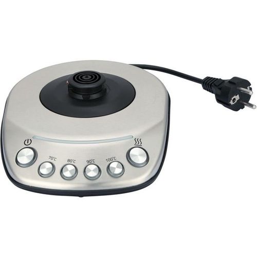 Bouilloire - Bo1202b - 1,7 L - 5 Températures + Maintien Au Chaud - Inox Et Noir