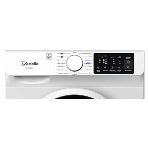 Lave-linge Hublot 8kg 1400 Tours/min - Lfvq384w