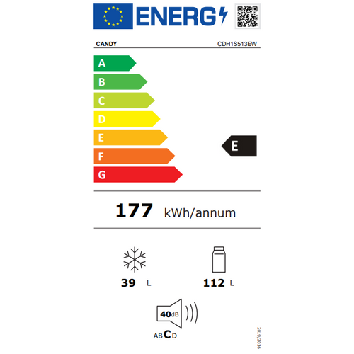 Réfrigérateur Combiné 55cm 206l Statique - Bfd4522ew