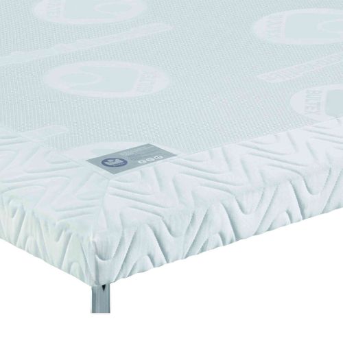 Sommier Tapissier Extra-plat 9 Cm Blanc 80x190