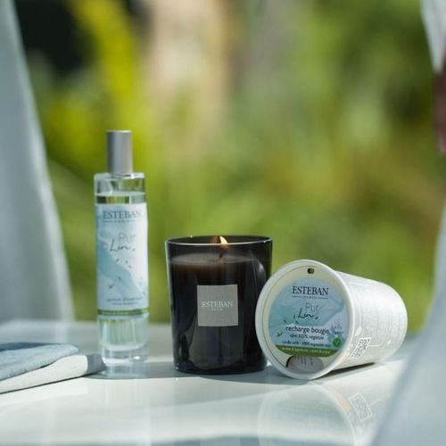 Bougie Initiale Pur Lin 180g En Cire