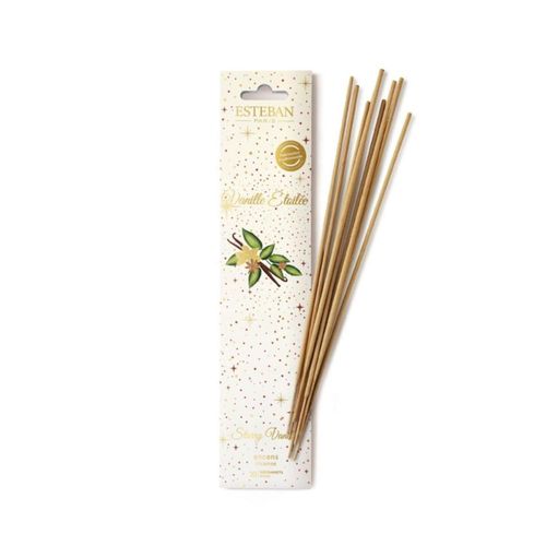 Encens Indiens 20 Batônnets Vanille Etoilé En Bois