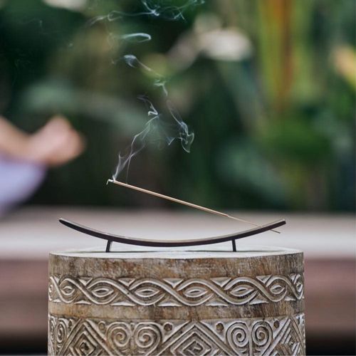 Encens Indiens 20 Batônnets Terre D'ocre Karité En Bois