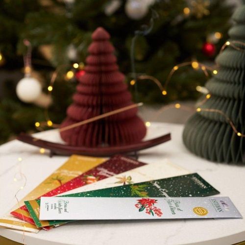 Encens Indiens 20 Batônnets Baies Et Fleurs D'hiver En Bois