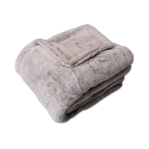 Plaid Grizzli Gris 125 X 150 Cm - Enjoy Home