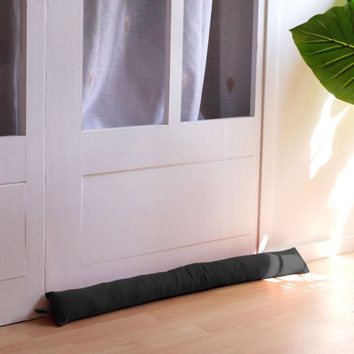 Boudin De Porte Uni - 8x80 Cm - Gris Foncé