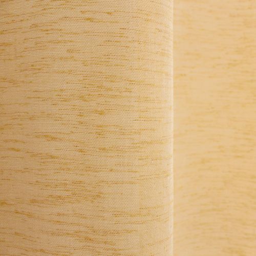 Rideau Voilage Effet Lin "maya" 140x240cm Moutarde