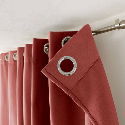 Rideau Thermique Doublé - 135x240 Cm - Brique