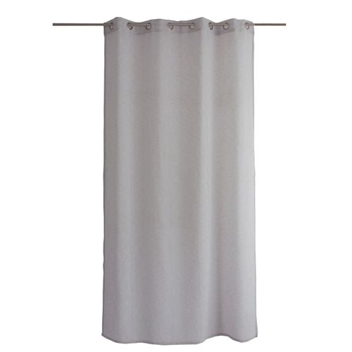 Voilage Tamisant Avec Jour Échelle - 140 X 240 Cm - Gris