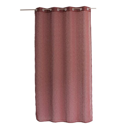 Voilage Tamisant Avec Jour Échelle - 140 X 240 Cm - Grenat