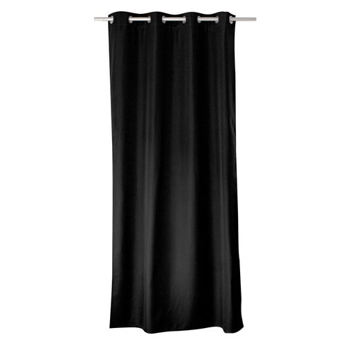 Rideau Thermique En Microfibre Doublée - 135x180 Cm - Noir
