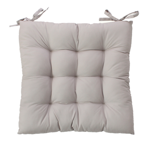 Galette De Chaise Piquée - 38x38 Cm - Naturel