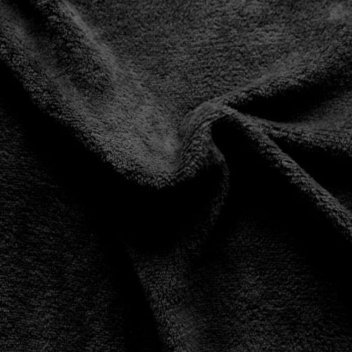 Plaid Polaire XL Uni "coral Fleece" 180x220cm Noir