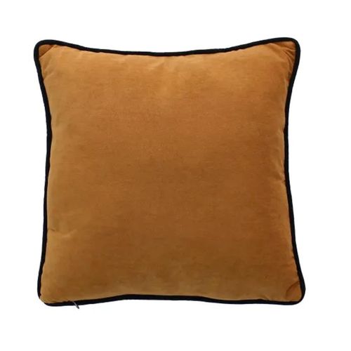 Coussin Déco En Velours "java" 40x40cm Café