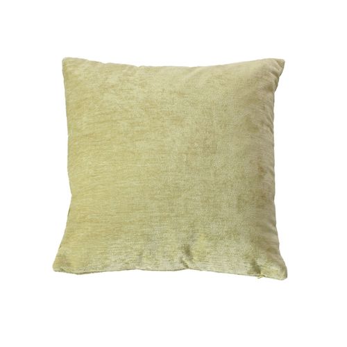 Coussin Déhoussable En Velours - 40x40 Cm - Vert
