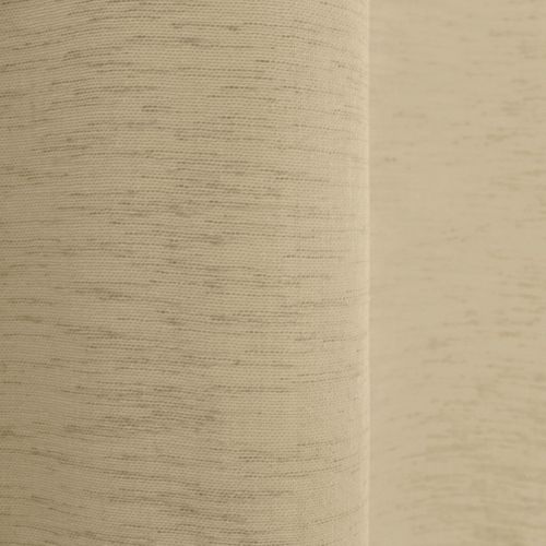 Rideau Voilage Effet Lin "maya" 140x240cm Miel