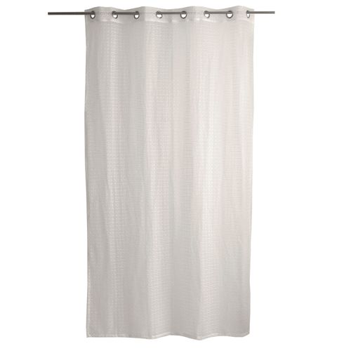 Voilage Élégant Floral - 140x240 Cm - Ecru