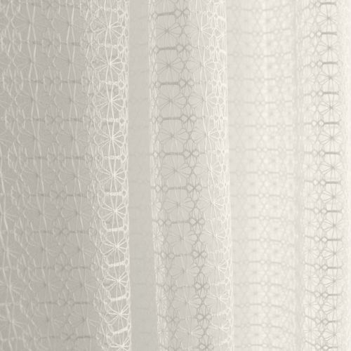 Voilage Élégant Floral - 140x240 Cm - Ecru