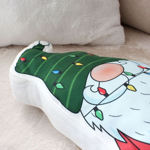 Coussin Déco De Noël 3d LED "gnoma" 40cm Multicolore
