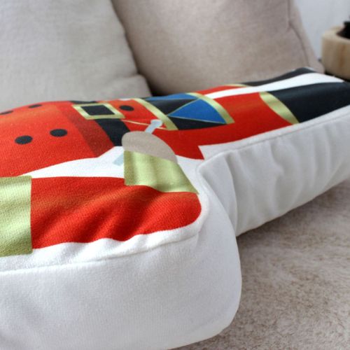 Coussin Déco De Noël 3d LED "casse-noisette" 40cm Multicolore