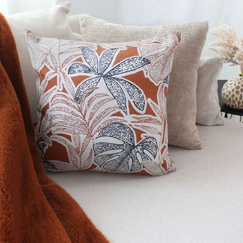 Coussin Déco Imprimé "casamance" 40x40cm Multicolore