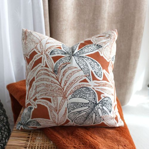 Coussin Déco Imprimé "casamance" 40x40cm Multicolore