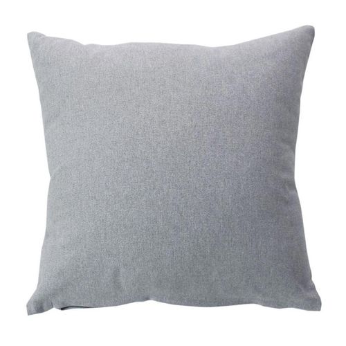 Coussin Déco Uni "dune" 40x40cm Gris Clair