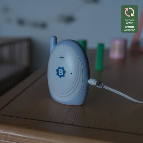 Babyphone Audio - Simple D'utilisation - Portée 300m - Babyphone Compact - Alarme Sonore Et Visuelle