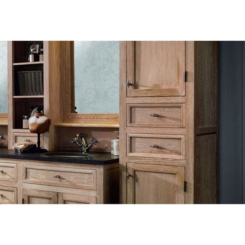 Colonne De Salle De Bain En Chêne Massif Gauche - Vérone