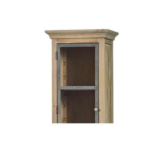 Colonne De Salle De Bain En Bois Avec Porte Vitrée Gauche - Hanoï