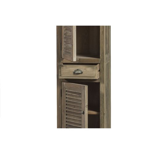 Colonne De Salle De Bain En Bois Avec Porte En Bois Gauche - Hanoï