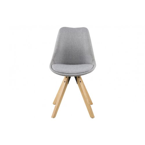 Chaises Modernes Bois Et Tissus (lot De 2) - Earl