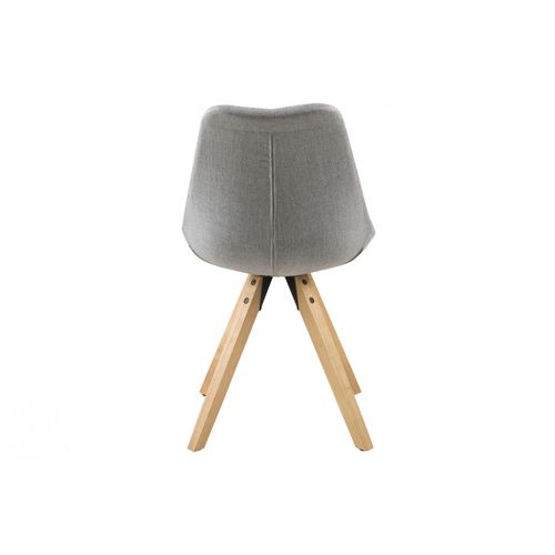 Chaises Modernes Bois Et Tissus (lot De 2) - Earl