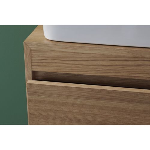 Meuble Sous Vasque En Bois Et Métal 1 Tiroir L80 - Brighton