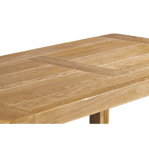 Table De Ferme En  Chêne Clair Massif + 2 Allonges L180/280 - La Bresse