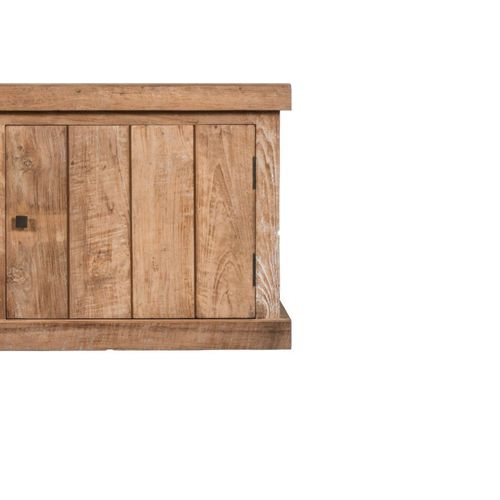 Meuble TV En Bois Recyclé 2 Portes 1 Tiroirs 1 Niche - Linas