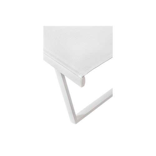 Bains De Soleil Inclinables En Aluminium Et Tissu (lot De 2) - Cabourg