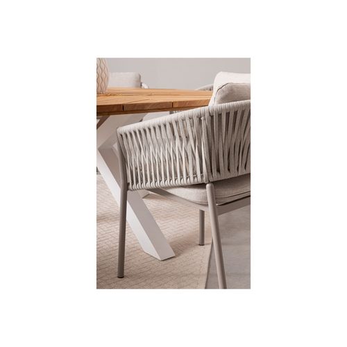 Fauteuils De Jardin En Métal Et Polypropylène (lot De 4) - Cannes