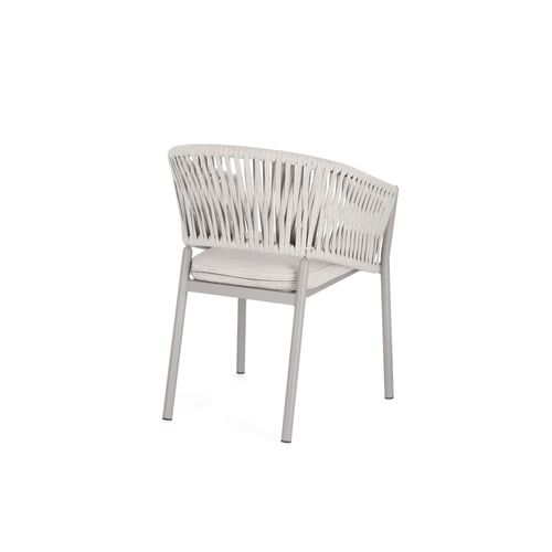 Fauteuils De Jardin En Métal Et Polypropylène (lot De 4) - Cannes