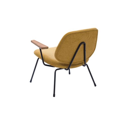 Fauteuil Rétro En Métal Et Tissu - Cascais