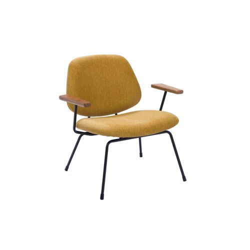 Fauteuil Rétro En Métal Et Tissu - Cascais