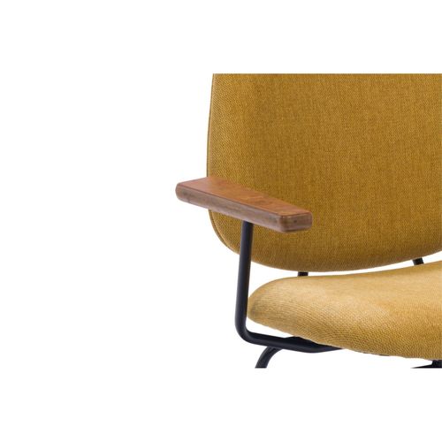 Fauteuil Rétro En Métal Et Tissu - Cascais