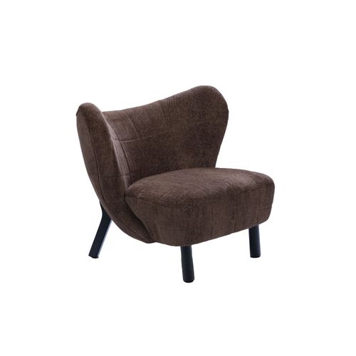 Fauteuil Crapaud Pieds Métal Et Velours - Gaspard