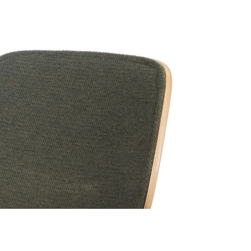 Chaises Rétro En Chêne Et Tissu (lot De 2) - Ellea