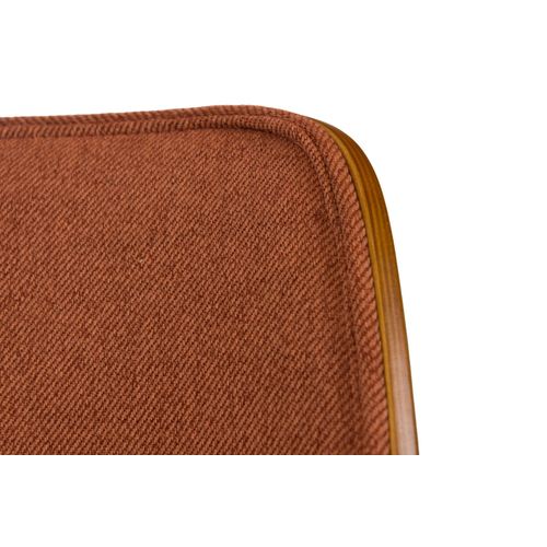 Chaises Rétro En Noyer Et Tissu (lot De 2) - Ellea