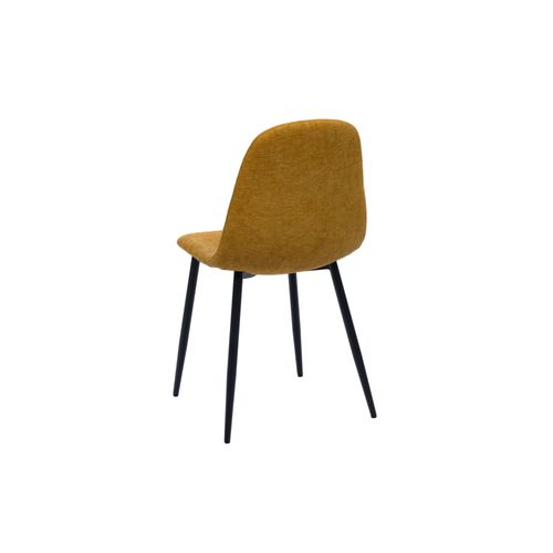 Chaises Avec Pieds En Métal Et Assises En Tissu (lot De 2) - Zelie